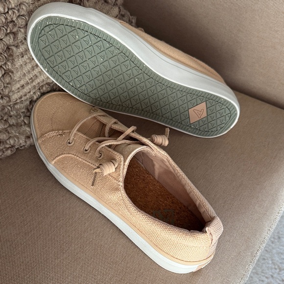 Sperry Shoes - Sperry Women's Beige Canvas Sneakers
